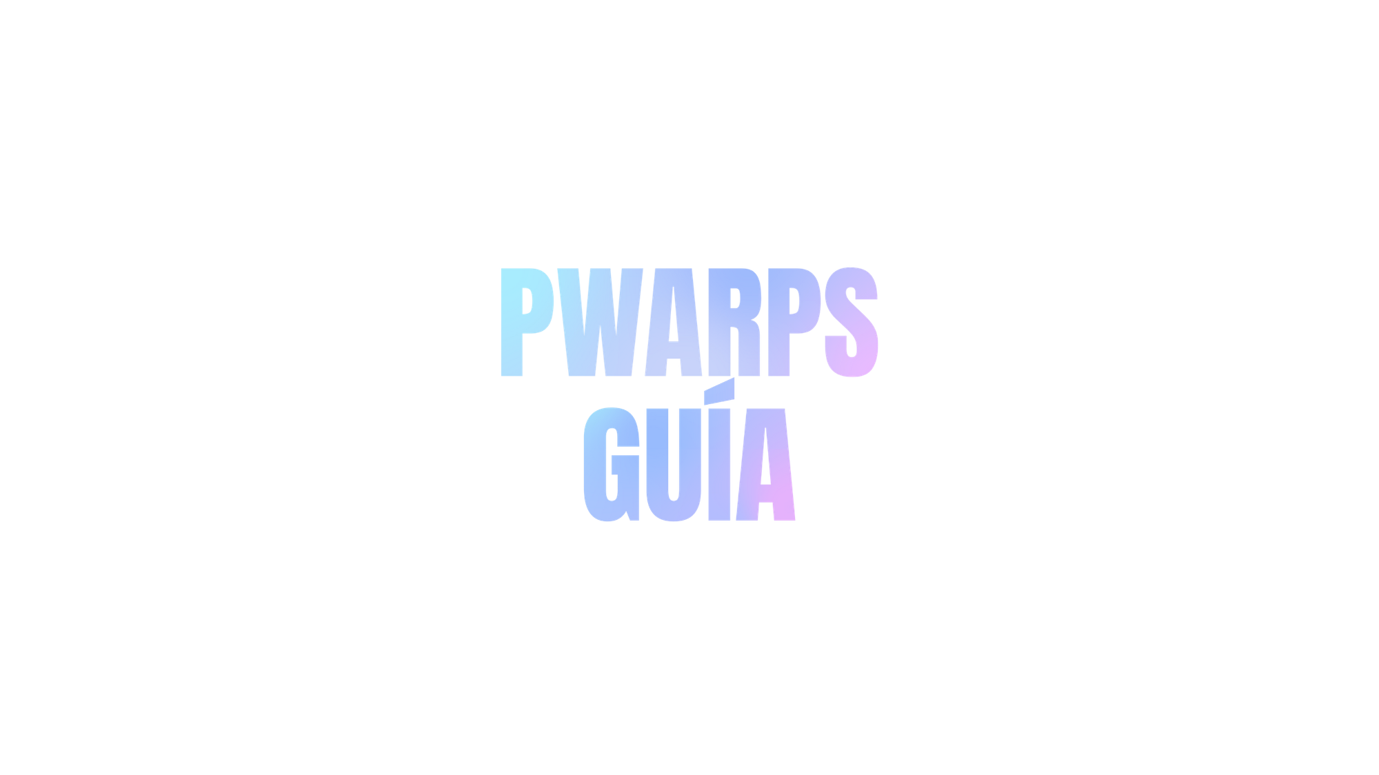 Guía de PWarps